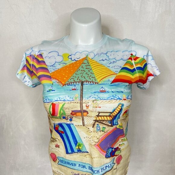 Sublivie South of the Border Beach Bum Graphic Top - Picture 3 of 9